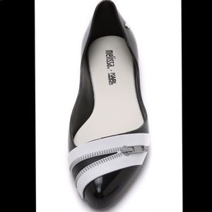 Melissa x Karl Lagerfeld Flats (NWOT)